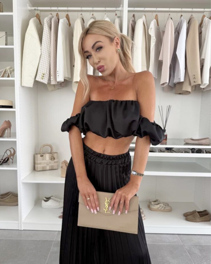 Conjunto Plisado de Dos Piezas Malena