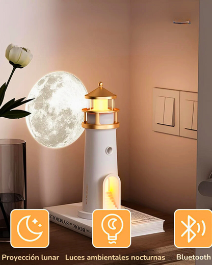 Reproductor Bluetooth Faro Lámpara de la Luna