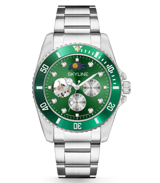 Reloj mecánico fase lunar